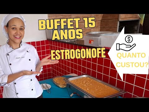 Buffet 15 Anos Completo com Entrada, Bolo e Doces.