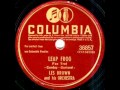 Leap Frog by Les Brown & Orchestra on 1945 Columbia 78.