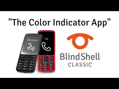 How To Use The Color Indicator Application - BlindShell Classic Tutorials