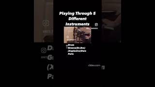 Nate Franchesco Playing Five Different Instruments(Guitar,Mandolin,Bass,Drums,Keys)