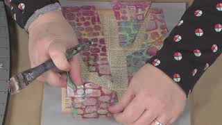 How to turn a fabric quilt into paper art on Make It Artsy with host Julie Fei Fan Balzer (808-1)