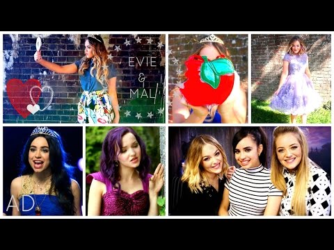 GET THE LOOK: 'DISNEY DESCENDANTS' EVIE & MAL LOOKS - AD | LucyAndLydia