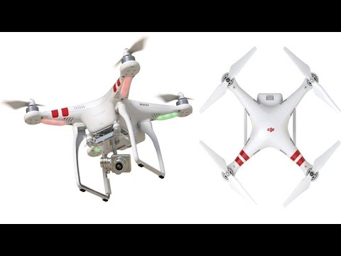 DJI Phantom 2 Vision+ V3.0 Quadcopter Drone with Gimbal Stabilized 14MP 1080p Camera + 32GB microSDH