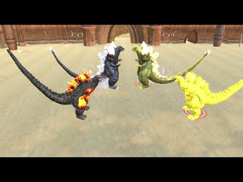 All Kaiju Monsters VS Gold Itself - Animal Revolt Battle Simulator