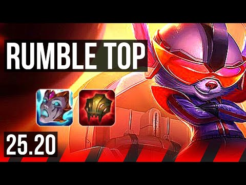 RUMBLE vs AATROX (TOP) | Godlike | KR Master | 25.20