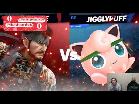 Craftymaster Snake VS  NickisaNick Jigglypuff Flashback Fightclub #37