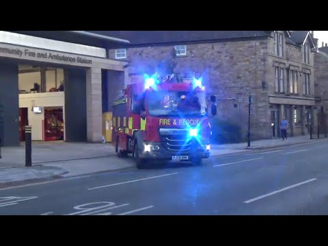 Lancaster Fire Station First Pump Turnout - Lancashire Fire And Rescue Service