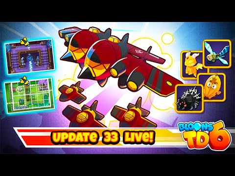The Goliath Doomship Paragon! (BTD 6 Update 33 Monkey Ace Paragon and new overed Garden map!)
