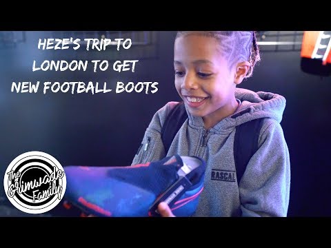 HEZE'S TRIP TO LONDON TO GET NEW FOOTBALL BOOTS