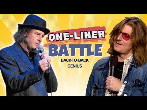 Funny One-Liner Face-Off: Steven Wright and Mitch Hedberg - Countless Laughs