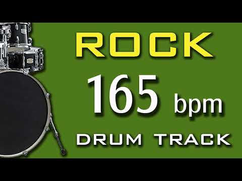 165 BPM - 4/4 DRUM TRACK - ROCK