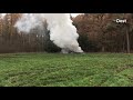 Auto vliegt in brand bij Lettele, crossavontuur loopt af met een sisser
