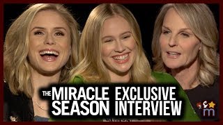 THE MIRACLE SEASON Interviews: Bringing Caroline 'Line' Found's Story to Life, Cameos, Etc video