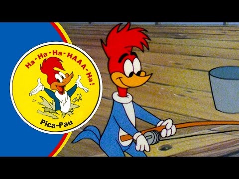 Pica-Pau é o Melhor Pescador! | 2.5 Horas de Episódios Antigos | Pica-Pau em Português