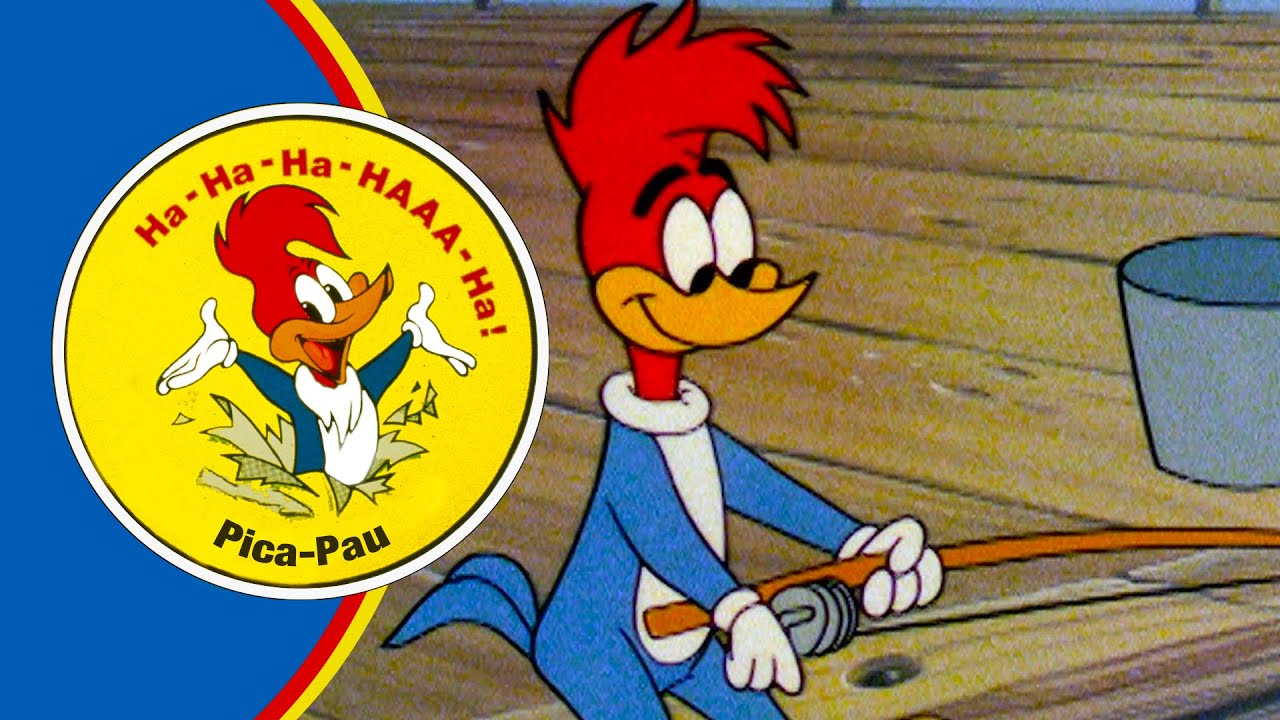 Pica-Pau é o Melhor Pescador! | 2.5 Horas de Episódios Antigos | Pica-Pau em Português