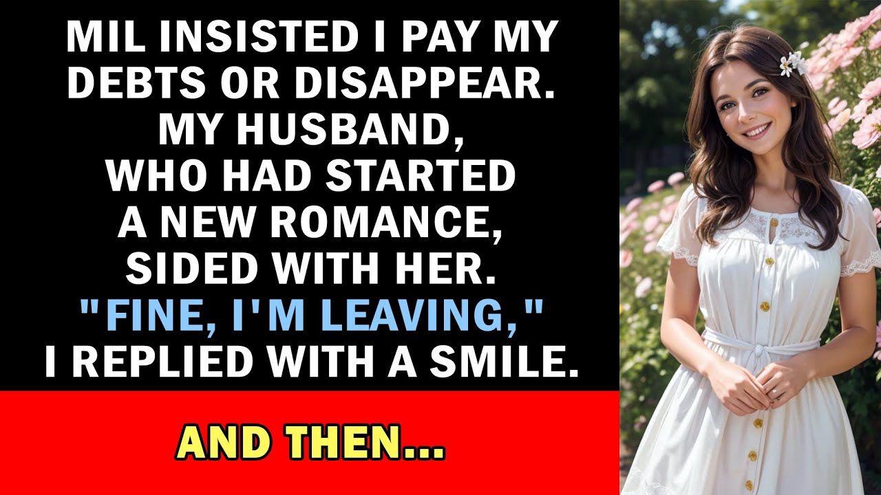 MIL Told Me To Settle My Debts Or Leave. "Fine, I'm Going," I Smiled. And Then...