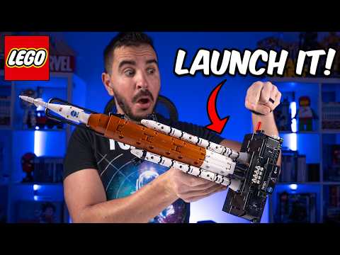 YES, it can LAUNCH! || LEGO 42221 NASA Artemis Space Launch System Rocket