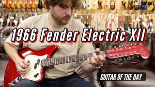Video thumbnail for Fender 1966 Electric XII Candy Apple Red | Guitar of the Day by Normans Rare Guitars