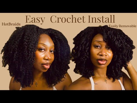 HotBraids Crochet Hair TRANSFORMATION on type 4 Hair | MK Imani