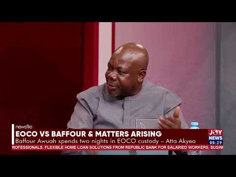 Baffour Awuah did not cooperate with EOCO, Dzimega argues, citing the MP’s conduct. #Newsfile