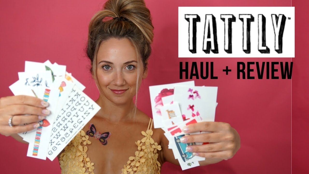 TATTLY Temporary Tattoo Haul and Review