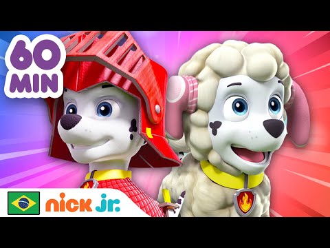 Capa de Patrulha Canina | 1 Hora com o Marshall Fantasiado! | Nick Jr. em Português