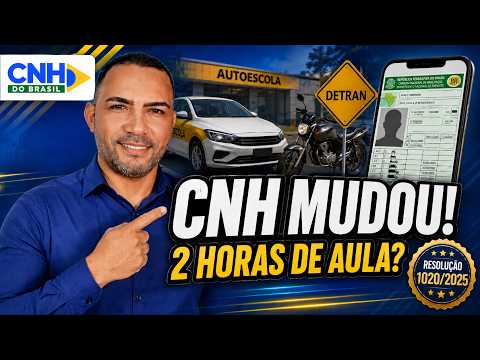 CNH Brasil 2026: Instrutor Autônomo, 2 Horas de Aula e Verdades da Resolução 1020/2025