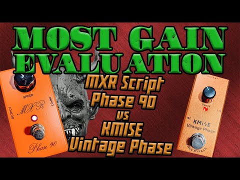 $23 KMISE Vintage Phase vs $99 MXR CSP-101SL Script Phase 90 (Best Phaser)