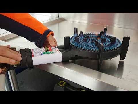 Auscrown cast iron ring burner - how to adjust burner air intake