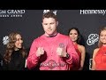 CANELO ALVAREZ GETS HERO'S WELCOME AT LAS VEGAS GRAND ARRIVAL AHEAD OF SERGEY KOVALEV SHOWDOWN