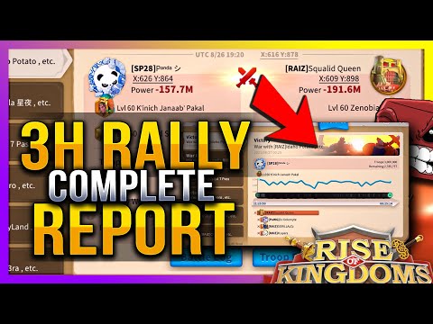 3Hours Rally Report: PAKAL👌 1228 -vs- 1965 (sp28 vs Raiz) - Rise of Kingdoms ROK