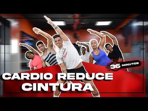 CARDIO para REDUCIR CINTURA y ELIMINAR ROLLITOS | 36 minutos
