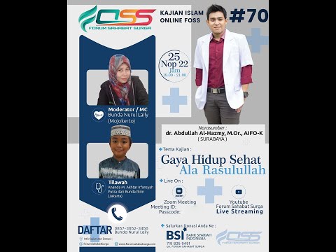 , title : 'Gaya Hidup Sehat Ala Rasullullah  - FOSS 70'