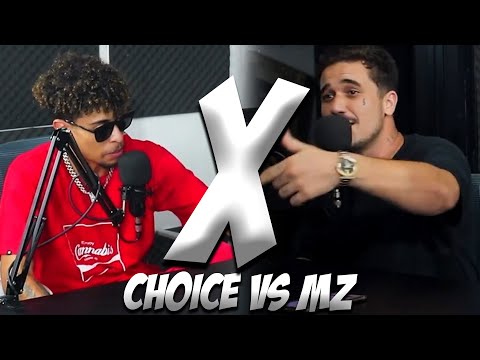 CHOICE Vs MZ ( BATALHA DE MC's NO PODCAST @MelhordeTrêsPodcast