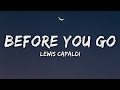 Lewis Capaldi Before You Go Lyrics
