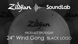 Zildjian 24” Wind Gong logo gravé - Video