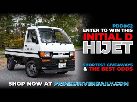 Prime Driven Daily 62 - Initial D Themed Hijet Mini Truck - AWD - 35k miles - FRESH - CLEAN -