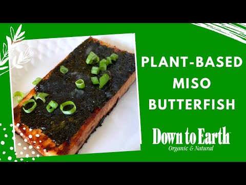 Miso Butterfish à base de plantas | Aula de culinária ao vivo no Havaí | À base de plantas