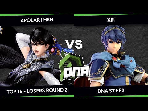 DNA.exe S7E3 - 4Polar Hen (Bayonetta, Dark Pit) Vs. xiii (Marth) - Top 16 - Losers Round 2