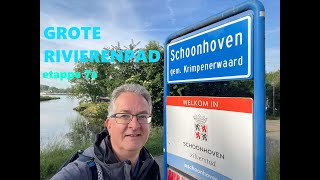 GROTE RIVIERENPAD (LAW6), etappe 7a: van SCHOONHOVEN naar BERGAMBACHT