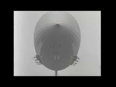 Airship Assorted Footage in Airdock U.S.S. Akron 2012-950