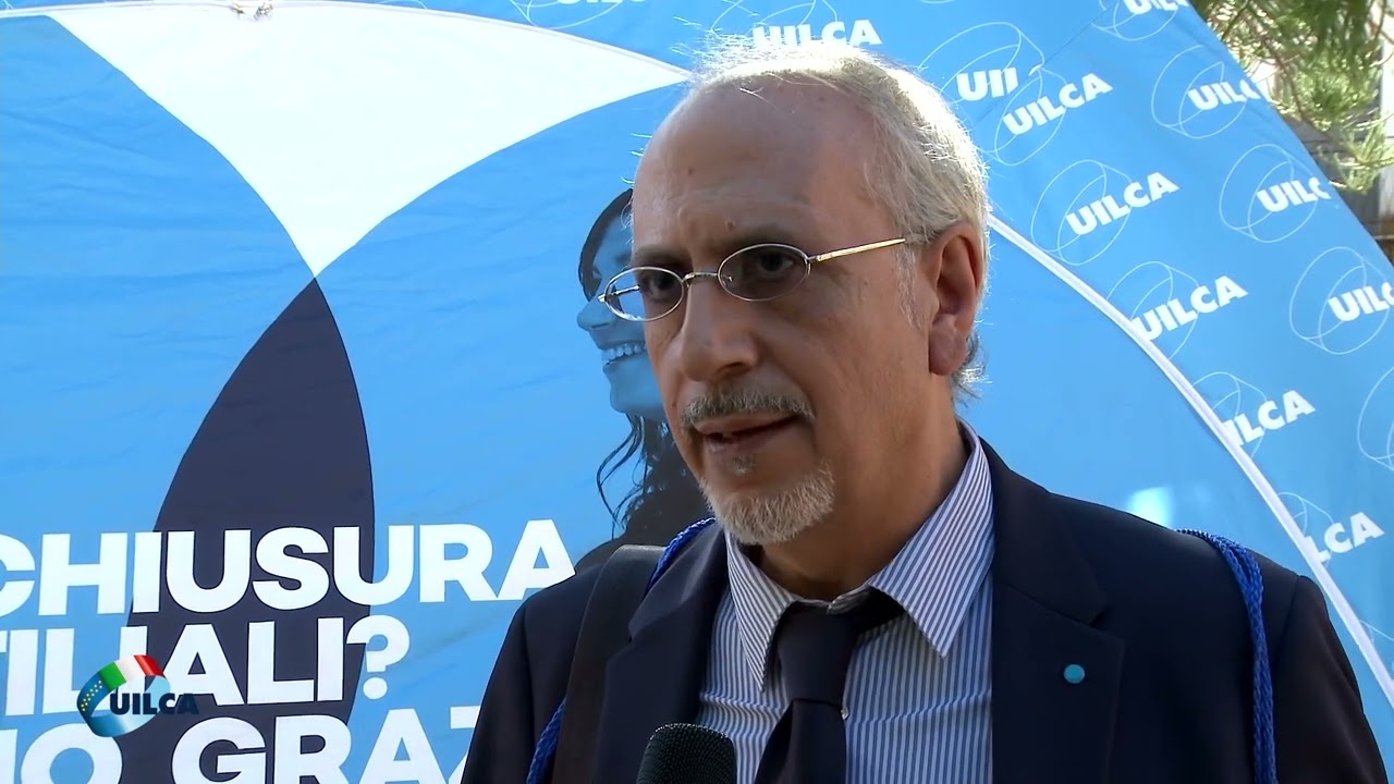 Giuseppe Gargano sulla campagna Uilca "Chiusura filiali? No, grazie." in Sicilia