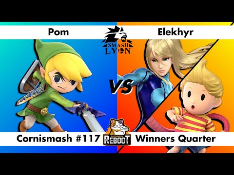 Cornismash #117 | WQ | Pom (Toon Link) vs Elekhyr (ZSS, Lucas)