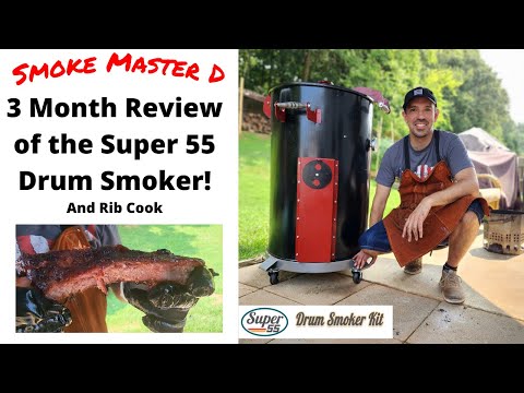 3 Month Review of the Super 55 Drum Smoker - UDS - Ugly Drum Smoker Kit
