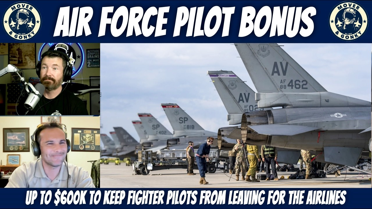 Fighter Pilots React: $600k! - Air Force Throwing Money at Pilots