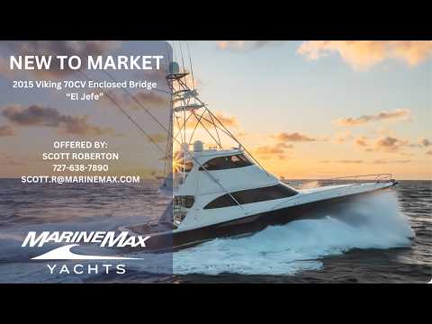 2015 Viking 70 CV ENCLOSED BRIDGE El Jefe Video
