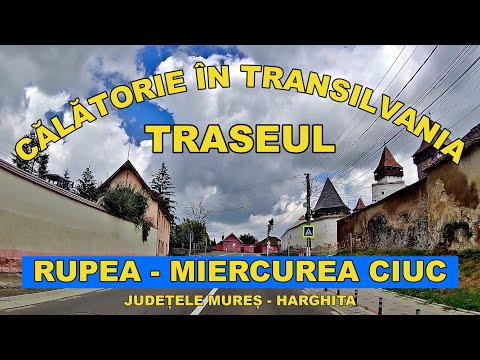 Traseu Rupea - Miercurea Ciuc DJ 132 - DN 13A / Calatorie in Transilvania / Romania driving 🇷🇴 2024