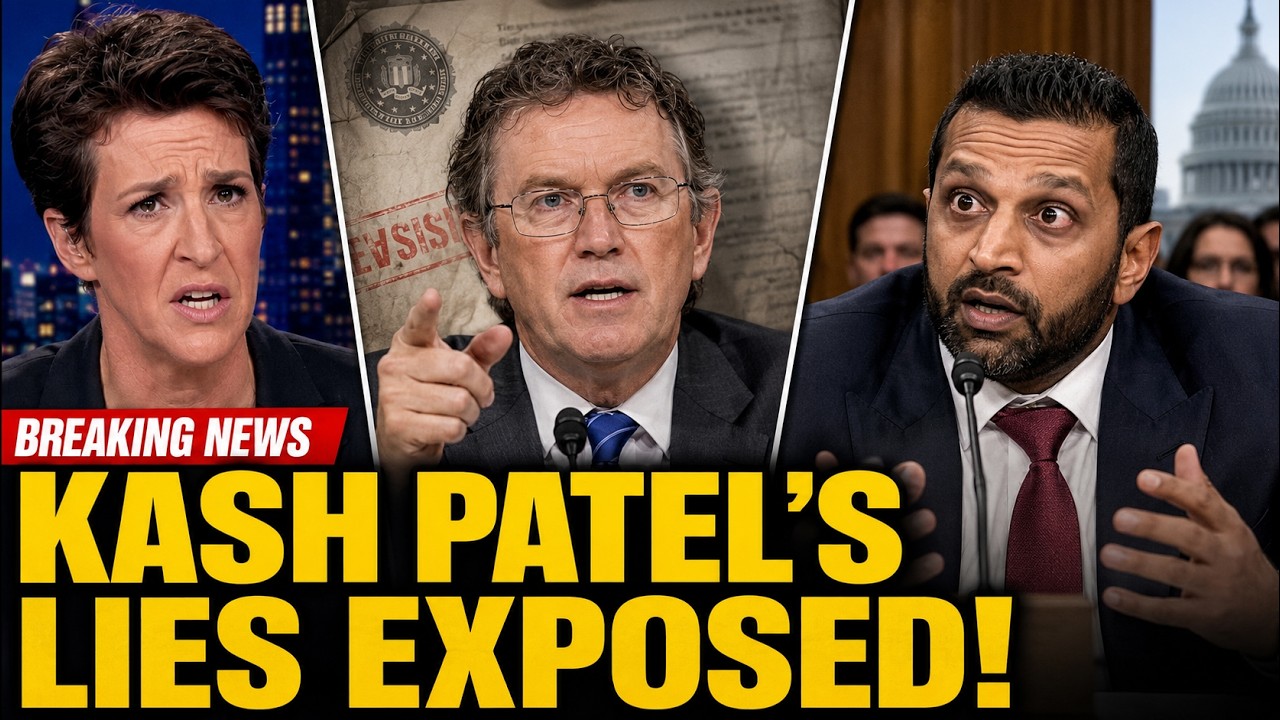 Video: Massie cites 20 Epstein names in House hearing after Patel Senate testimony