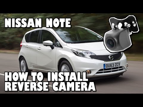 How to install reverse camera on Nissan Note car