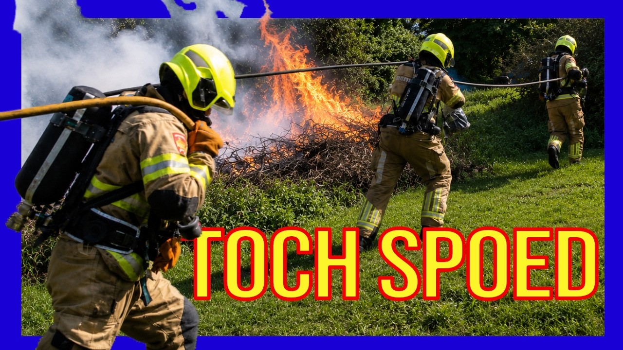 🚨 Vlak voor vertrek moet de brandweer ineens met SPOED uitrukken... Maar waarom? 😱